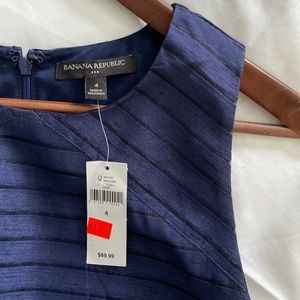 Banana Republic navy party dress